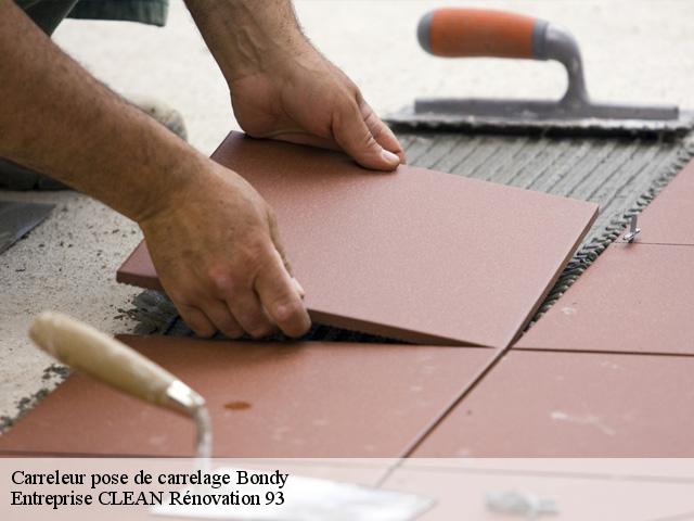 Carreleur pose de carrelage  93140